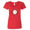 Softstyle® Women’s Deep Scoop Neck T-Shirt Thumbnail