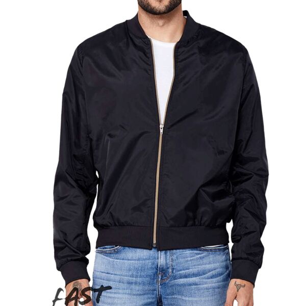 FWD Fashion Unisex Lightweight Bomber Jacket Thumbnail