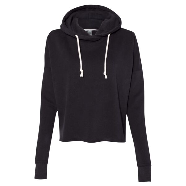 Ladies' Lounge Hi-Low Fleece Hoodie Thumbnail