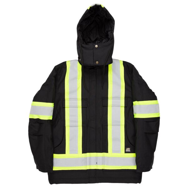 Men's Safety Striped Arctic Insulated Chore Coat Thumbnail