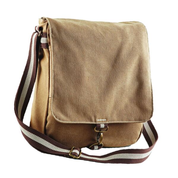 Vintage canvas messenger Thumbnail