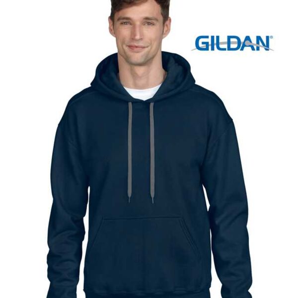 Premium Cotton Ring Spun Fleece Adult Hooded Sweatshirt Thumbnail