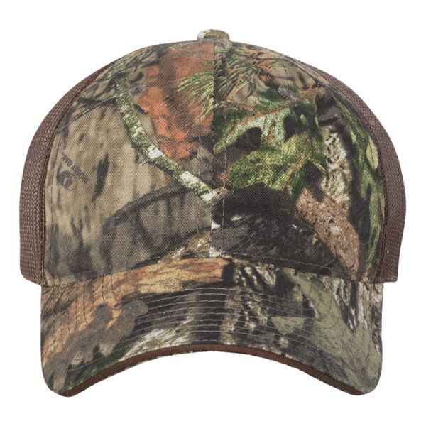 Washed Brushed Mesh-Back Camo Cap Thumbnail