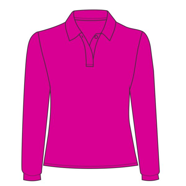 Women's premium superfit rugby shirt - tag-free Thumbnail