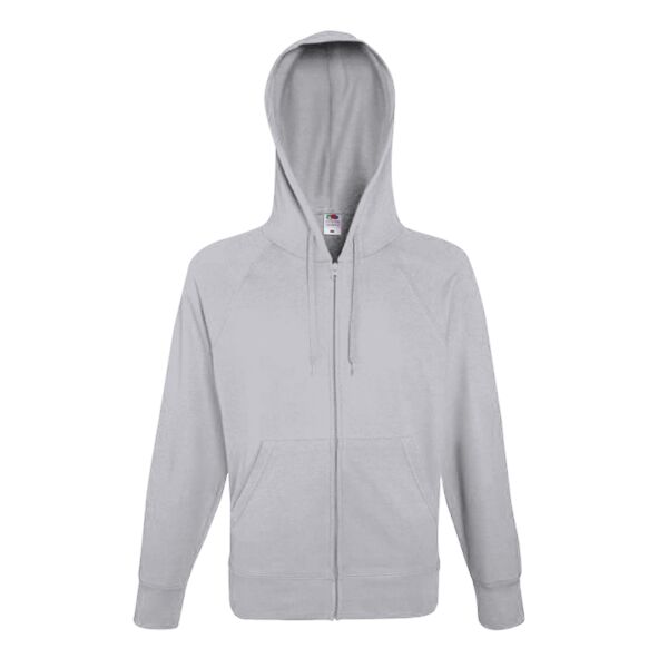 Fruit of the Loom Lightweight Zip Hooded Sweatshirt Thumbnail
