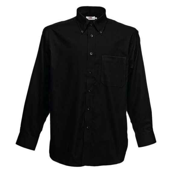Fruit of the Loom Long Sleeve Oxford Shirt Thumbnail