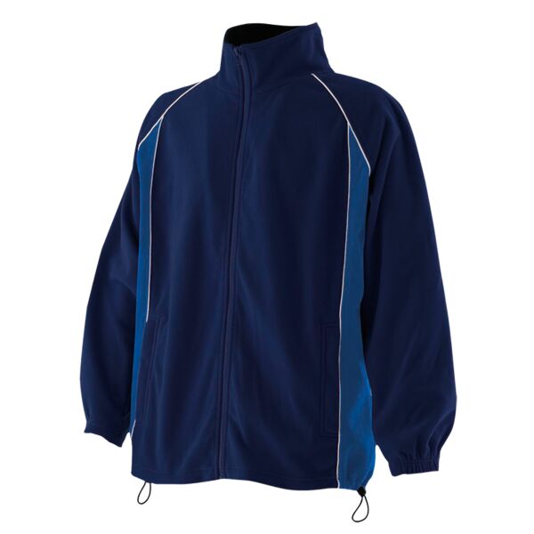 Finden + Hales Contrast Micro Fleece Jacket Thumbnail