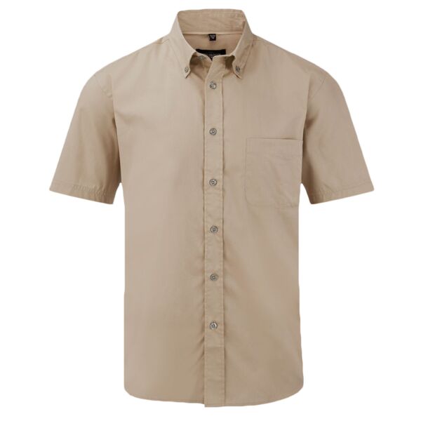 Russell Collection Short Sleeve Classic Twill Shirt Thumbnail