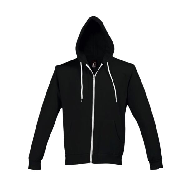 SOL'S Unisex Silver Hooded Jacket Thumbnail