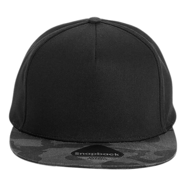 Beechfield Camo Snapback Cap Thumbnail