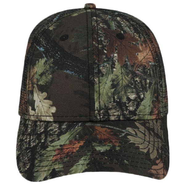 OTTO Camouflage Superior Polyester Twill Six Panel Low Profile Mesh Back Trucker Hat Thumbnail