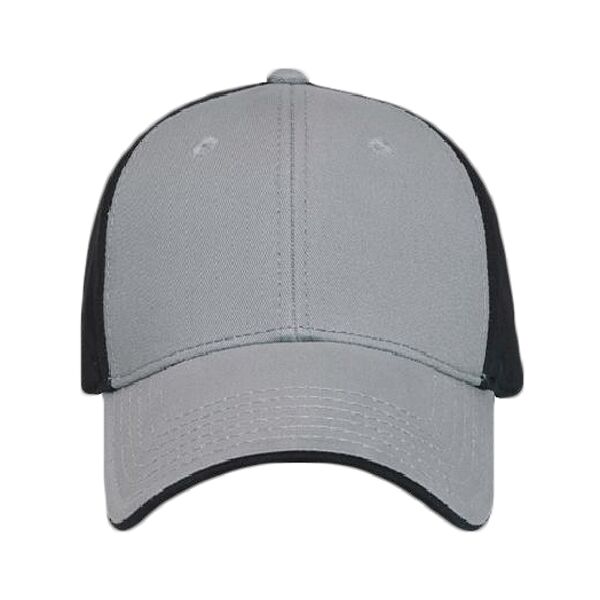 OTTO Ultra Fine Brushed Superior Cotton Twill Flipped Edge Visor Six Panel Low Profile Baseball Cap Thumbnail