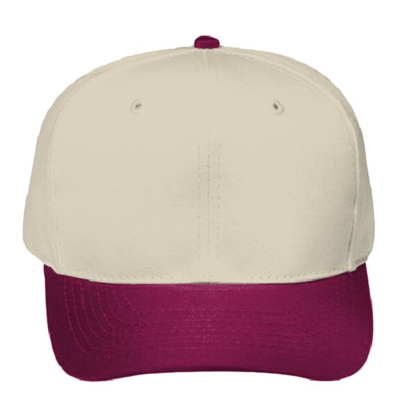 OTTO Cotton Twill Six Panel Pro Style Baseball Cap Thumbnail