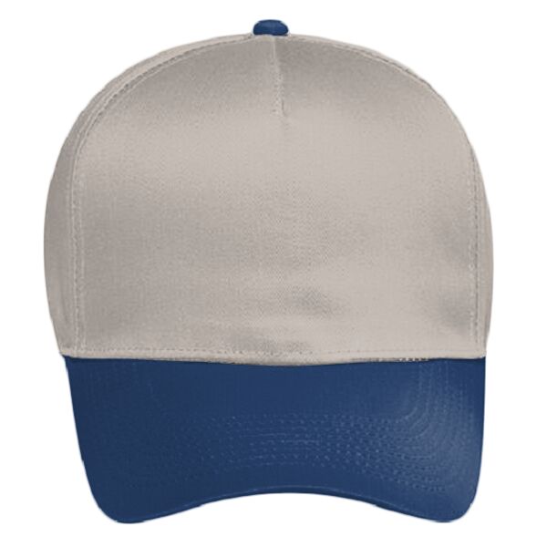 OTTO Cotton Twill Five Panel Pro Style Baseball Cap Thumbnail