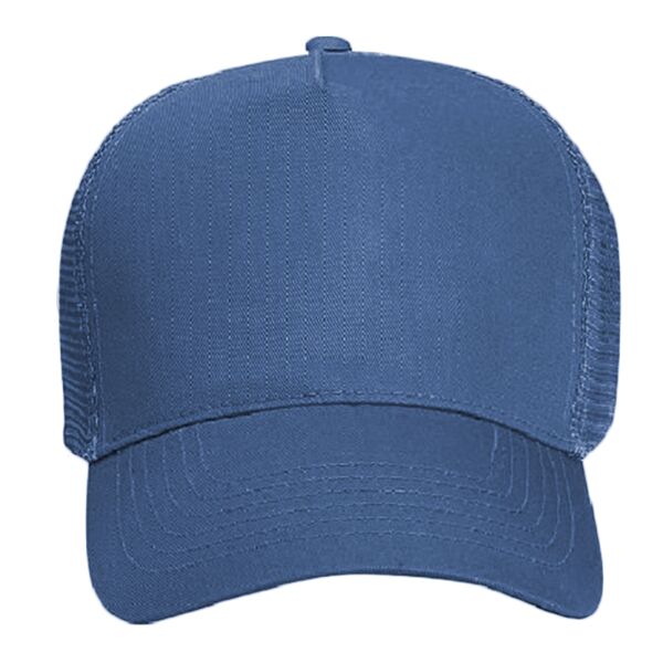 OTTO Cotton Twill Five Panel Pro Style Mesh Back Trucker Hat Thumbnail