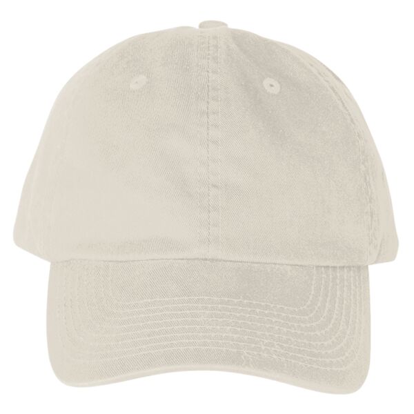 100% Washed Chino Cotton Twill Unstructured Cap Thumbnail