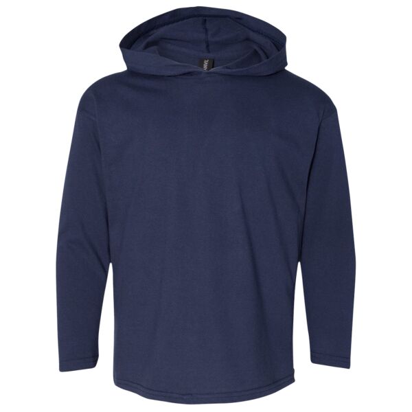 Youth Hooded Long Sleeve T-Shirt Thumbnail