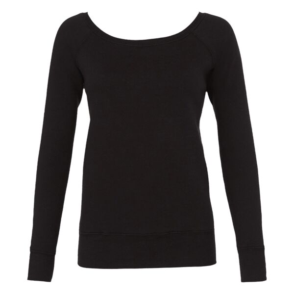 Bella Ladies Tri-Blend Sponge Fleece Wide Neck Sweatshirt Thumbnail
