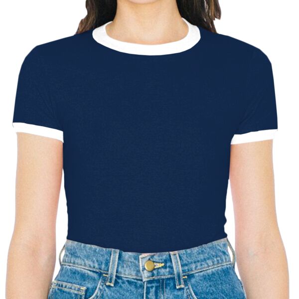 Women’s 50/50 Ringer Tee Thumbnail