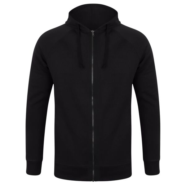 Unisex slim-fit zip-through hoodie Thumbnail