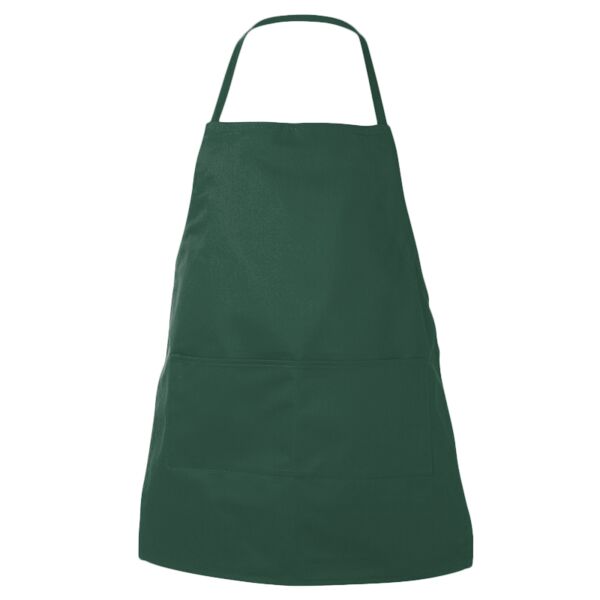 Caroline AL2B Butcher Style Cotton Twill Apron Forest Thumbnail