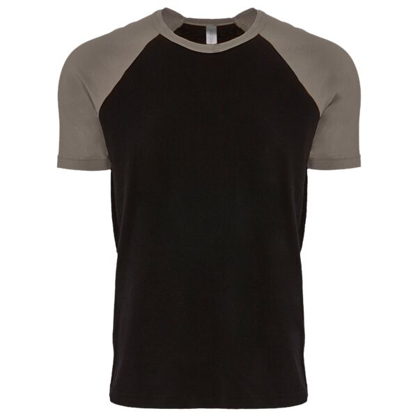Next Level Apparel Unisex Contrast Cotton Raglan T-Shirt Thumbnail