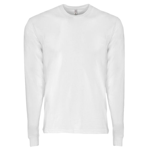 Next Level Apparel Unisex Sueded Long Sleeve Crew Neck T-Shirt Thumbnail