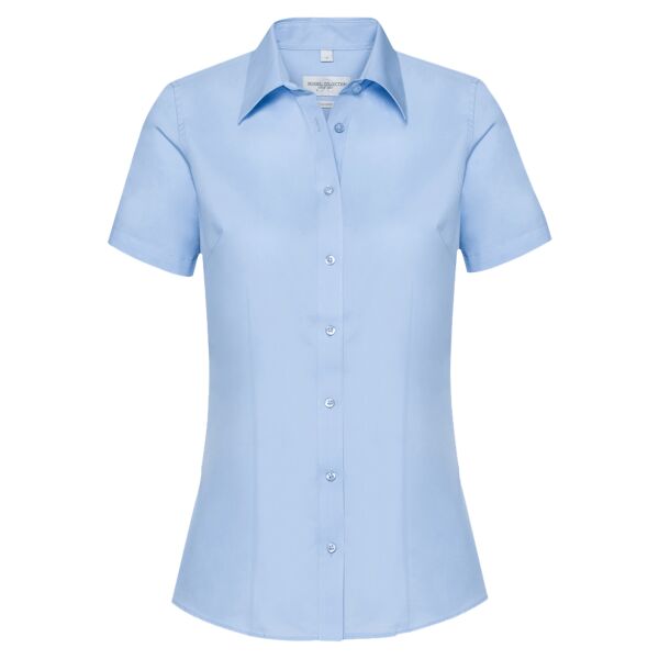 Russell Collection Ladies Short Sleeve Tailored Coolmax® Shirt Thumbnail