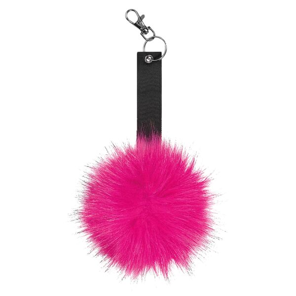 Beechfield Faux Fur Pop Pom Key Ring Thumbnail