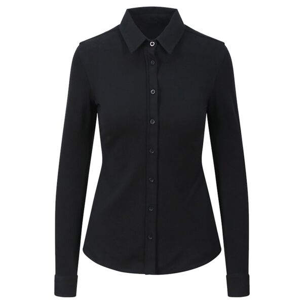 So Denim Anna Knitted Long Sleeve Shirt Thumbnail