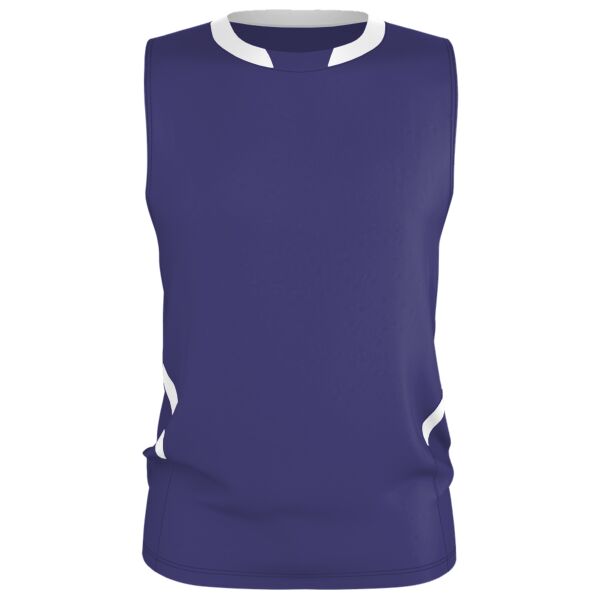 Cut Block Sleeveless Volleyball Jersey Thumbnail