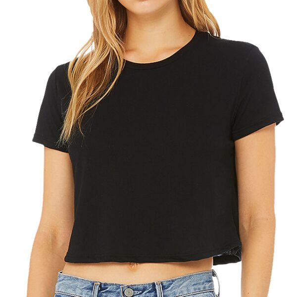 Women's flowy cropped tee Thumbnail