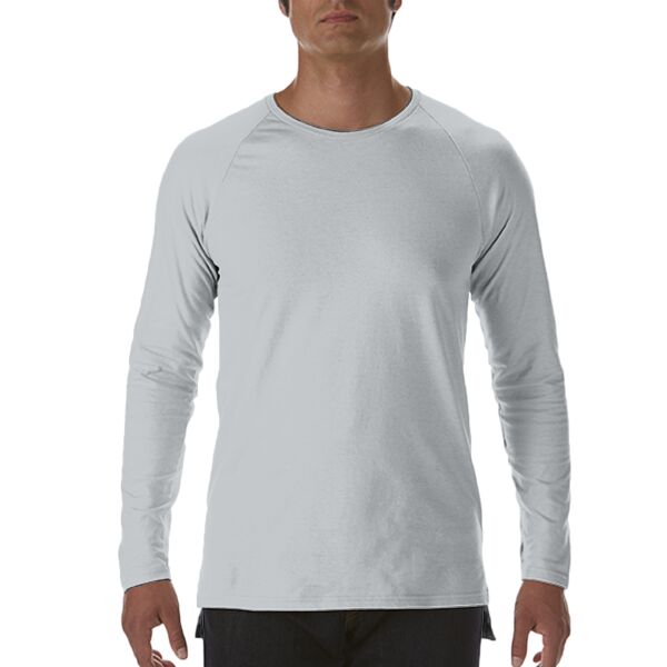 Long Sleeve Lightweight Long and Lean Raglan T-Shirt Thumbnail
