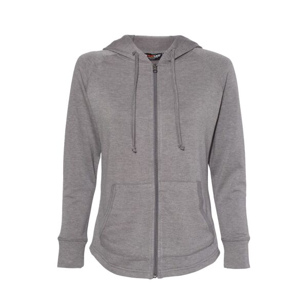 Women’s HeatLast™ Fleece Faux Cashmere Full-Zip Hooded Sweatshirt Thumbnail