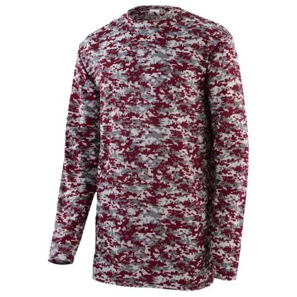 Digi Camo Wicking Long Sleeve T-Shirt Thumbnail