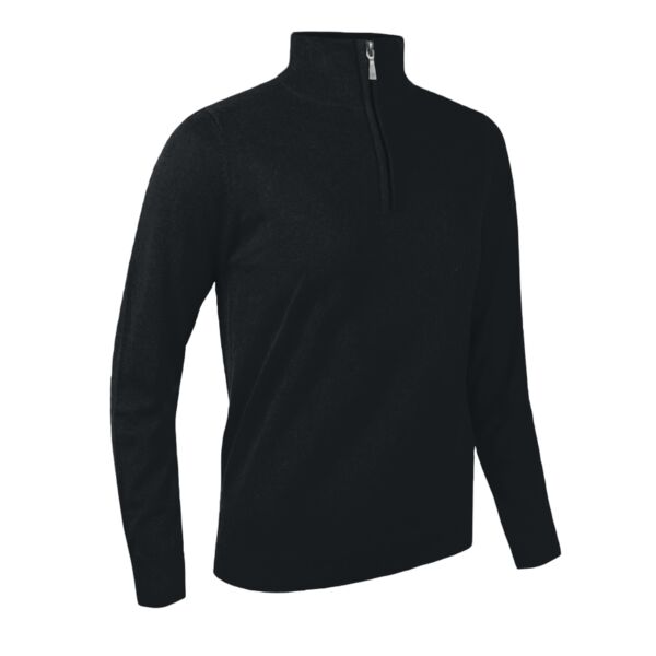 Glenmuir Ladies Zip Neck Sweater Thumbnail