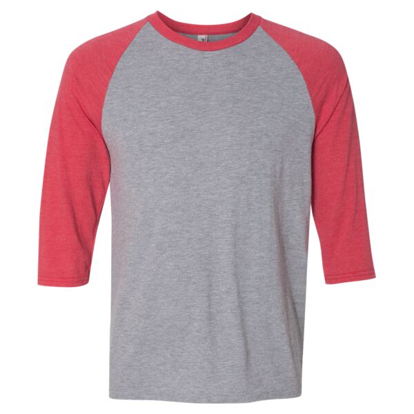 Triblend Raglan Three-Quarter Sleeve T-Shirt Thumbnail