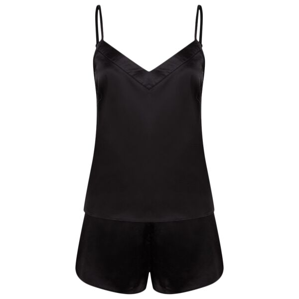 Women's satin cami short pyjamas Thumbnail