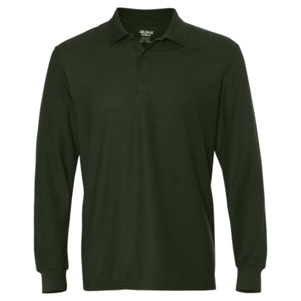 DryBlend® Double Piqué Long Sleeve Polo Thumbnail