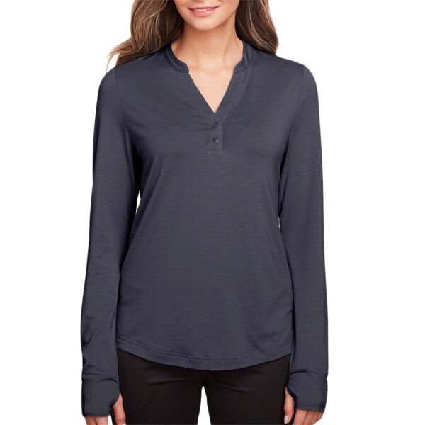 Ladies' JAQ Snap-Up Stretch Performance Pullover Thumbnail