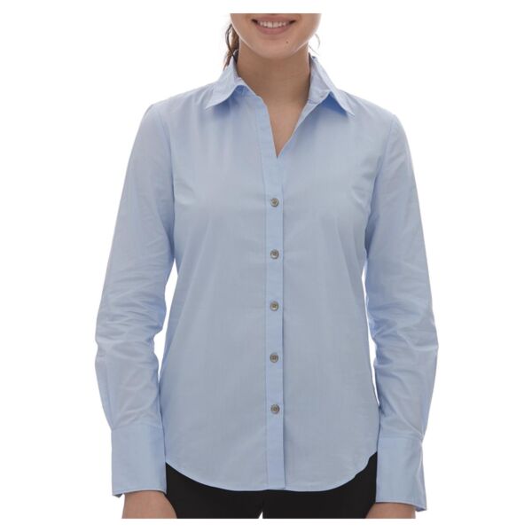 Women's Cotton Stretch Long Sleeve Shirt Thumbnail