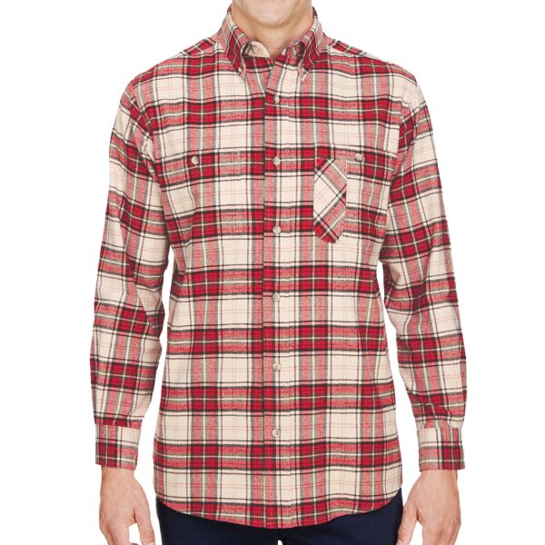 Men's Tall Yarn-Dyed Flannel Shirt Thumbnail